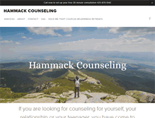 Tablet Screenshot of hammackcounseling.com